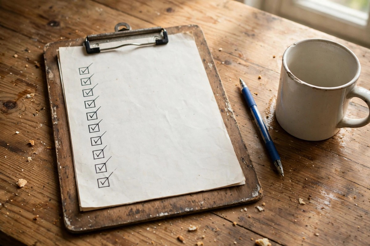 How I Use a Simple Checklist to Finish Big Tasks